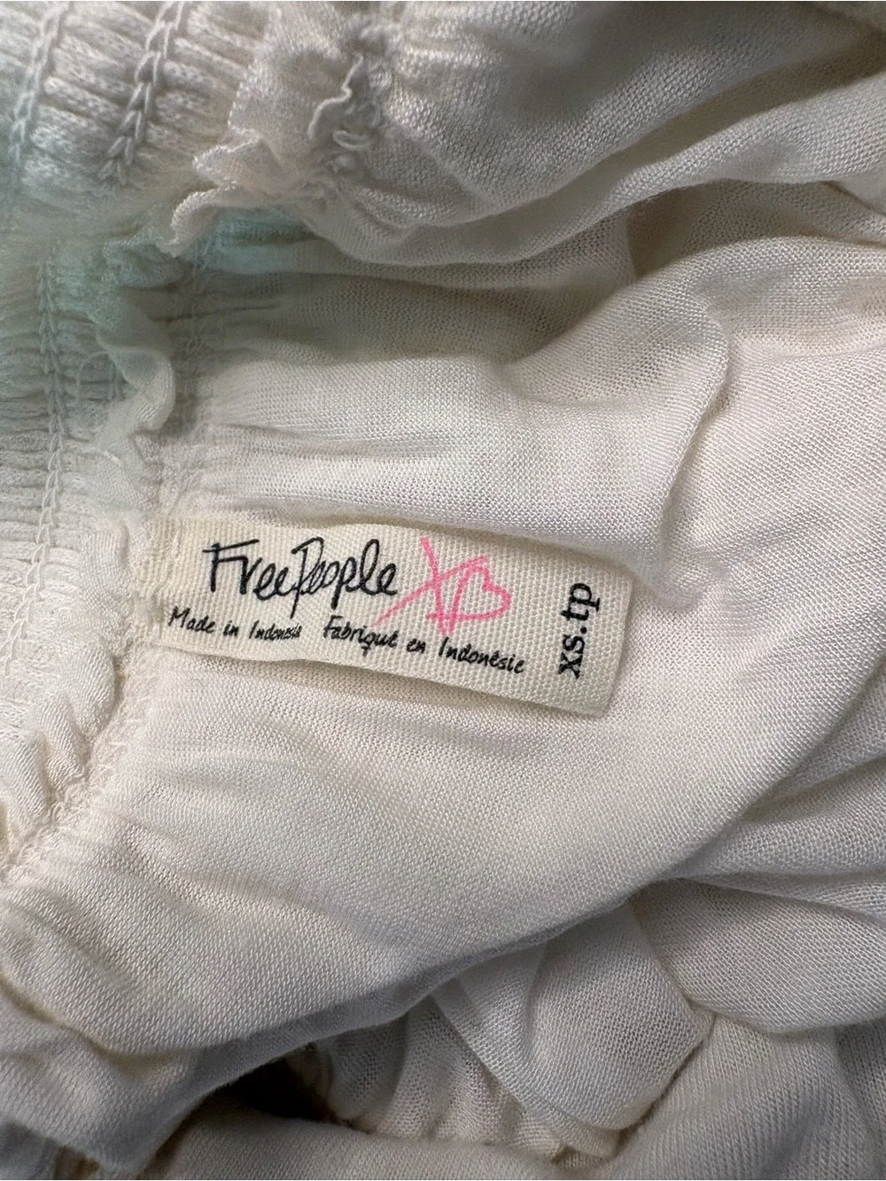 Free People White Bohemian Handkerchief-Hem Maxi Skirt/ Strapless dress
